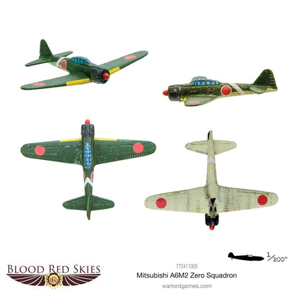 Mitsubishi A6M2 Zero Squadron - Flugzeuge - Warlord Games - 772411005