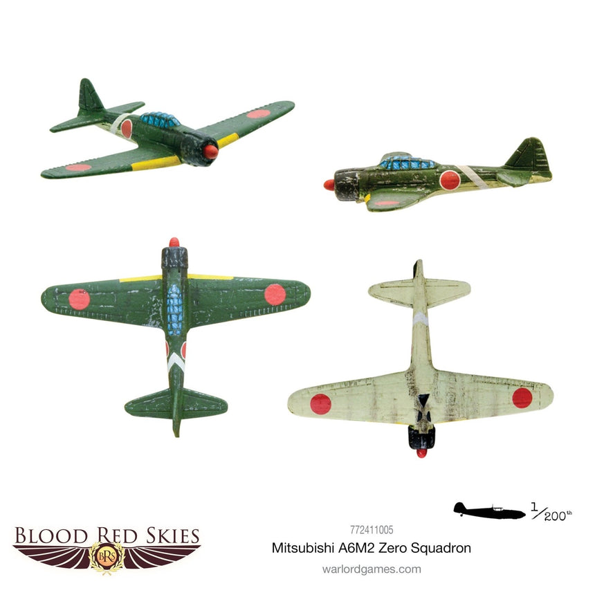 Mitsubishi A6M2 Zero Squadron - Flugzeuge - Warlord Games - 772411005