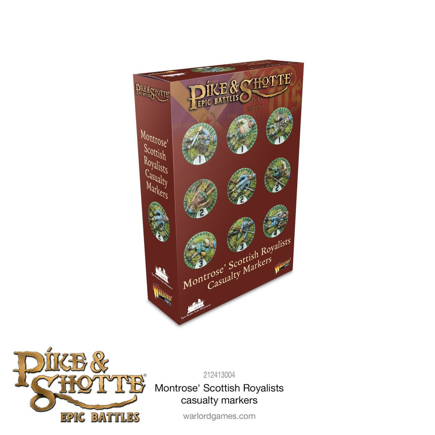 Montrose's Scottish Royalists Casualty Markers - Zubehör - Warlord Games - 212413004