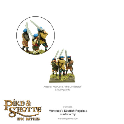 Montrose's Scottish Royalists Starter Army - Starterarmee - Warlord Games - 212013005