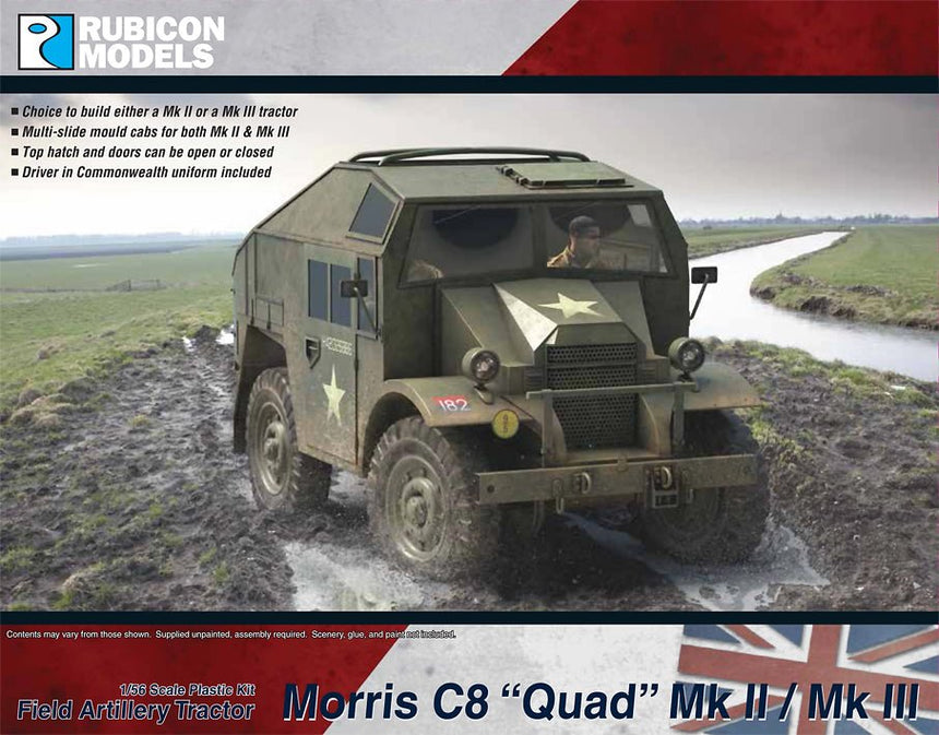 Morris C8 'Quad' Mk II/Mk III Field Artillery Tractor - Fahrzeuge - Rubicon Models UK Ltd - 280114