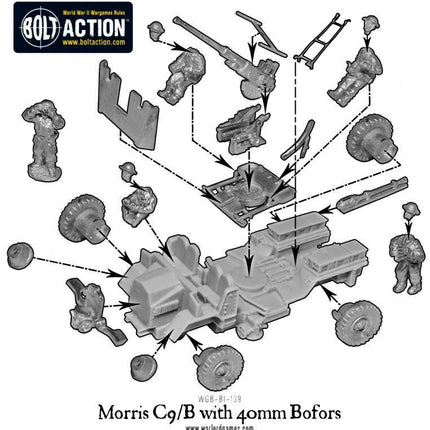 Morris C9/B with 40mm Bofors