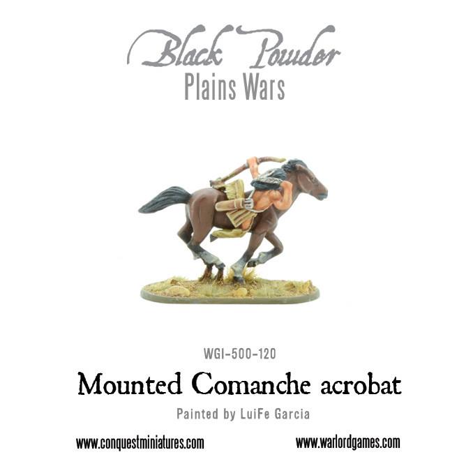 Mounted Comanche Acrobat - Kavallerie - Warlord Games - WGI-500-120