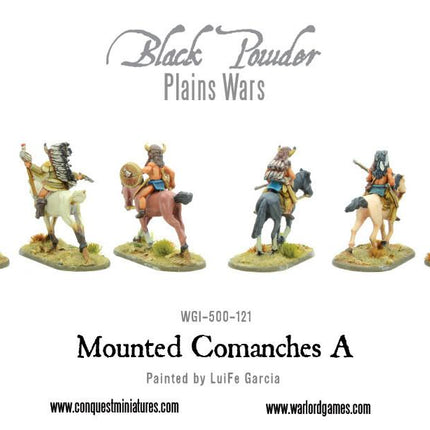 Mounted Comanches A - Kavallerie - Warlord Games - WGI-500-121