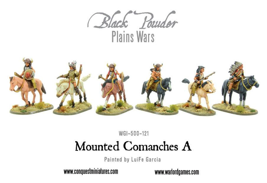 Mounted Comanches A - Kavallerie - Warlord Games - WGI-500-121