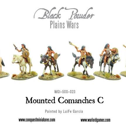 Mounted Comanches C - Kavallerie - Warlord Games - WGI-500-023
