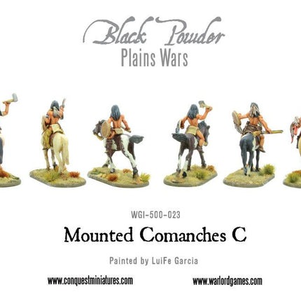 Mounted Comanches C - Kavallerie - Warlord Games - WGI-500-023