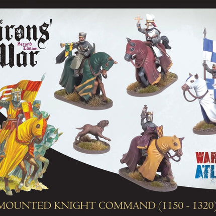 Mounted Knight Command (1150 - 1320) - Wargames Atlantic - WAAAC011