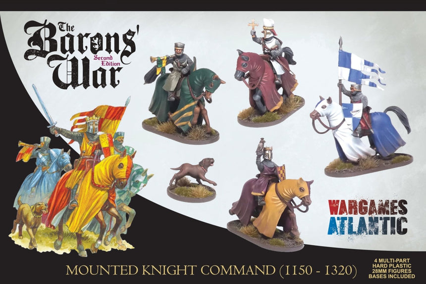 Mounted Knight Command (1150 - 1320) - Wargames Atlantic - WAAAC011