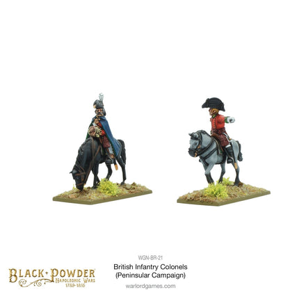 Mounted Napoleonic British Infantry Colonels (Peninsular War) - Sonder - /Einzelmodelle - Warlord Games - WGN-BR-21