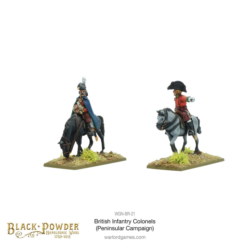 Mounted Napoleonic British Infantry Colonels (Peninsular War) - Sonder - /Einzelmodelle - Warlord Games - WGN-BR-21
