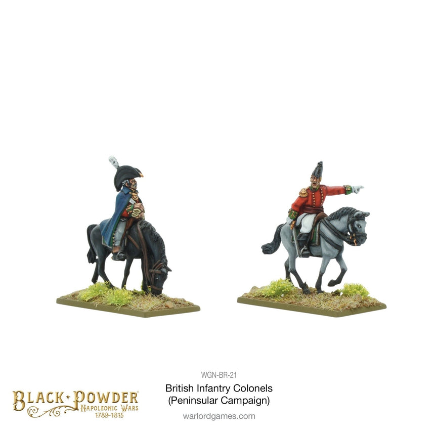 Mounted Napoleonic British Infantry Colonels (Peninsular War) - Sonder - /Einzelmodelle - Warlord Games - WGN-BR-21