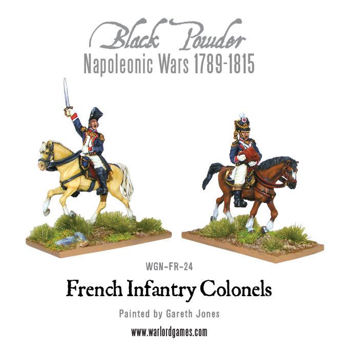 Mounted Napoleonic French Infantry Colonels - Sonder - /Einzelmodelle - Warlord Games - WGN-FR-24