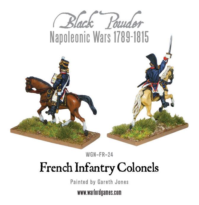 Mounted Napoleonic French Infantry Colonels - Sonder - /Einzelmodelle - Warlord Games - WGN-FR-24