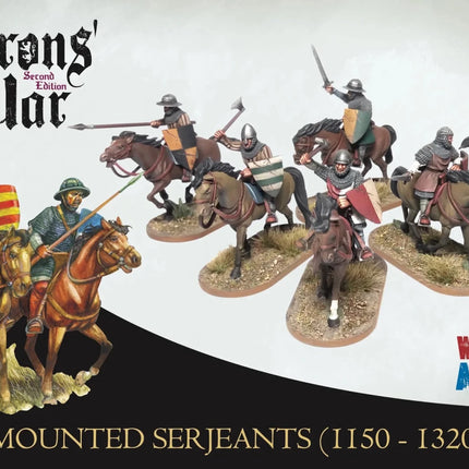 Mounted Serjeants (1150 - 1320) - Kavallerie - Wargames Atlantic - WAAAC005