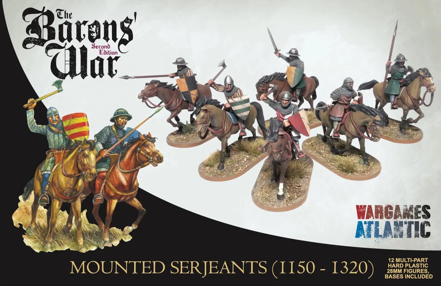 Mounted Serjeants (1150 - 1320) - Kavallerie - Wargames Atlantic - WAAAC005