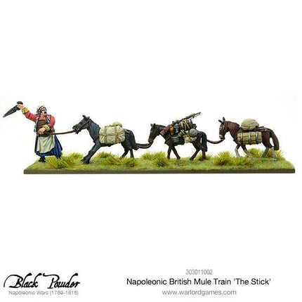 Napoleonic British Mule Train 'The Stick'