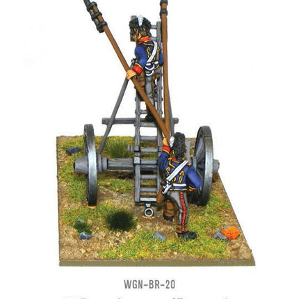 Napoleonic British Rocket Bombarding Frame