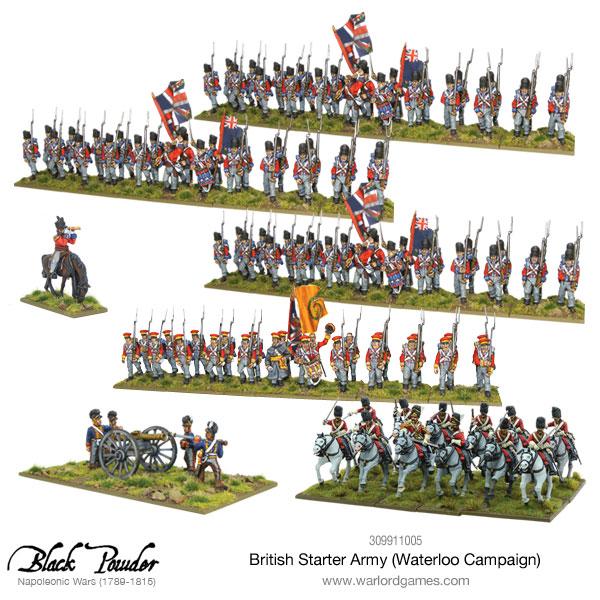 Napoleonic British Starter Army (Waterloo Campaign) - Starterarmee - Warlord Games - 309911005