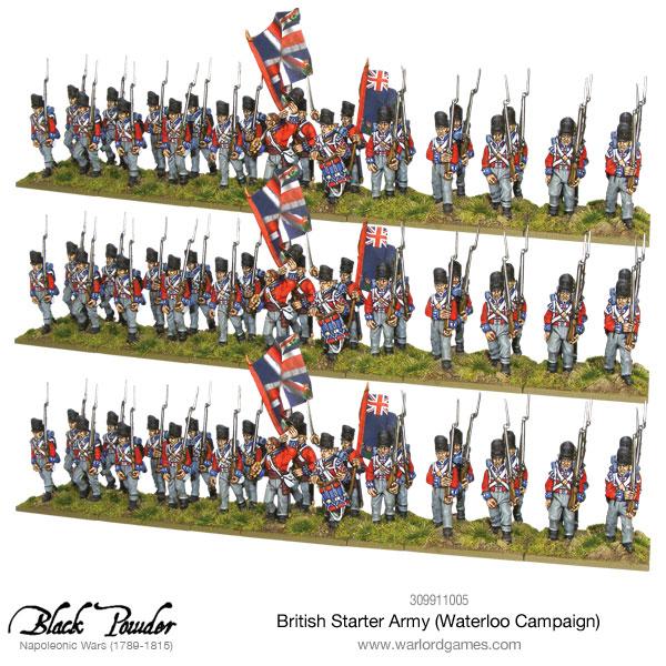 Napoleonic British Starter Army (Waterloo Campaign) - Starterarmee - Warlord Games - 309911005