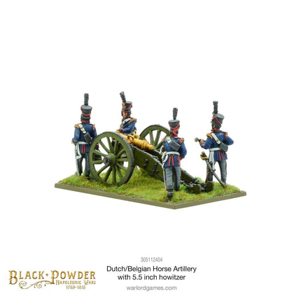 Napoleonic Dutch - Belgian Horse Artillery with 5.5 - inch Howitzer - Artillerie - Warlord Games - 305112404