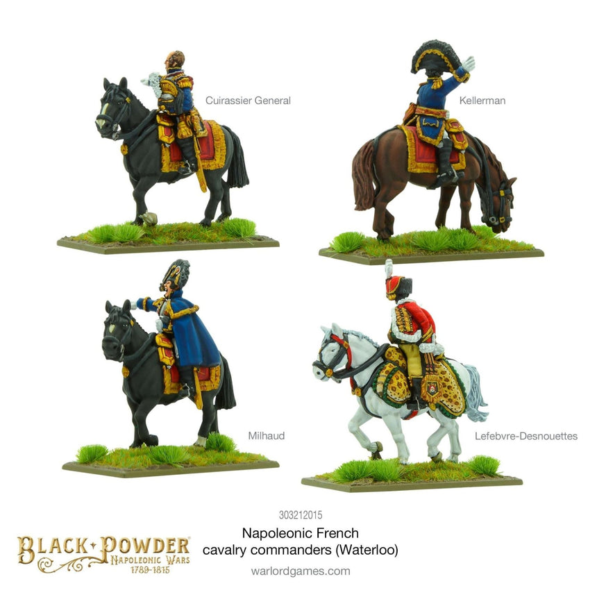 Napoleonic French Cavalry Commanders (Waterloo) - Sonder - /Einzelmodelle - Warlord Games - 303212015
