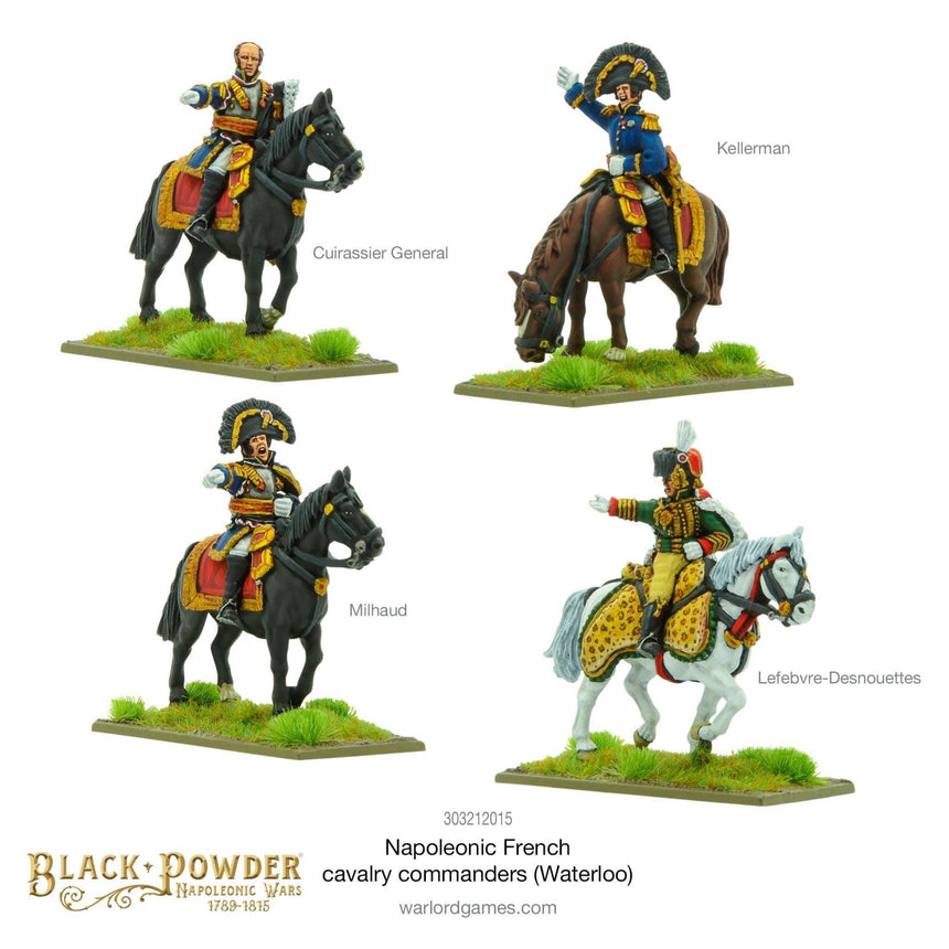 Napoleonic French Cavalry Commanders (Waterloo) - Sonder - /Einzelmodelle - Warlord Games - 303212015