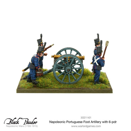 Napoleonic Portuguese Foot Artillery with 6 - pdr - Artillerie - Warlord Games - 302211401