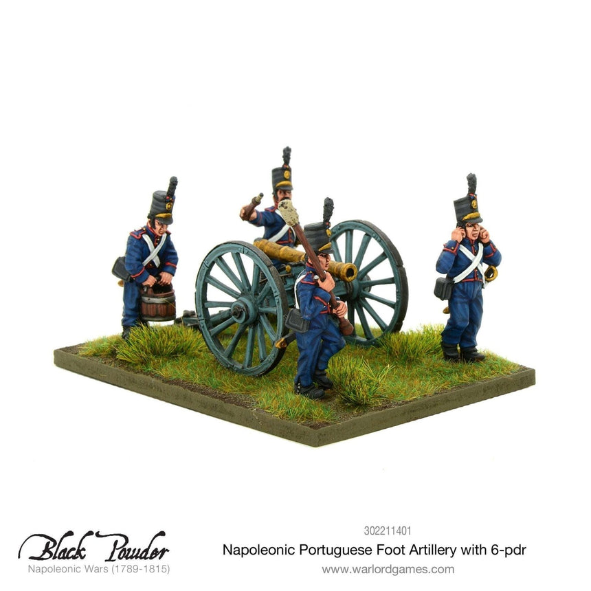 Napoleonic Portuguese Foot Artillery with 6 - pdr - Artillerie - Warlord Games - 302211401