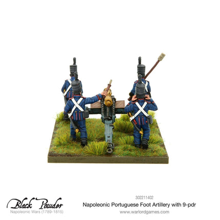 Napoleonic Portuguese Foot Artillery with 9 - pdr - Artillerie - Warlord Games - 302211402