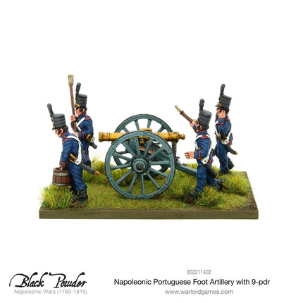 Napoleonic Portuguese Foot Artillery with 9 - pdr - Artillerie - Warlord Games - 302211402