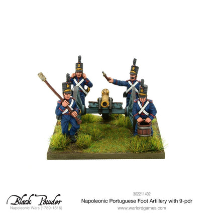Napoleonic Portuguese Foot Artillery with 9 - pdr - Artillerie - Warlord Games - 302211402