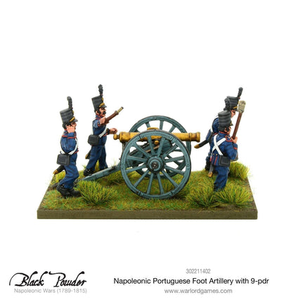 Napoleonic Portuguese Foot Artillery with 9 - pdr - Artillerie - Warlord Games - 302211402