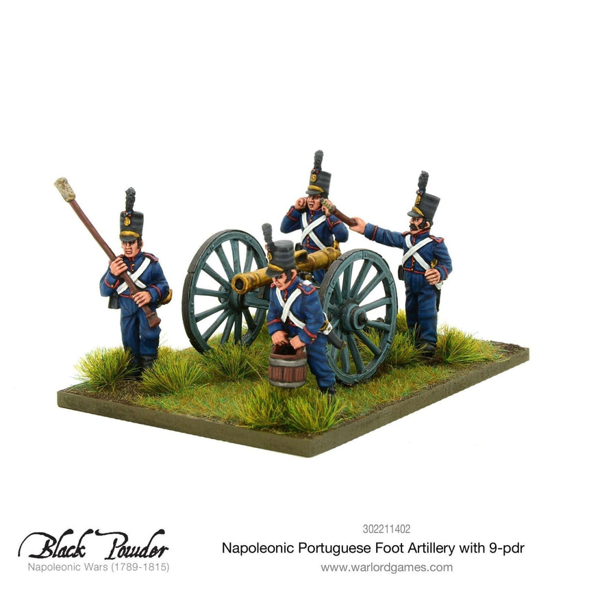 Napoleonic Portuguese Foot Artillery with 9 - pdr - Artillerie - Warlord Games - 302211402