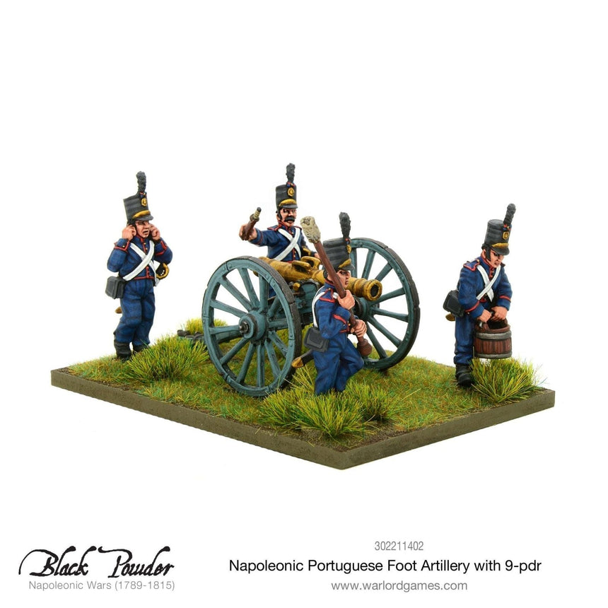 Napoleonic Portuguese Foot Artillery with 9 - pdr - Artillerie - Warlord Games - 302211402