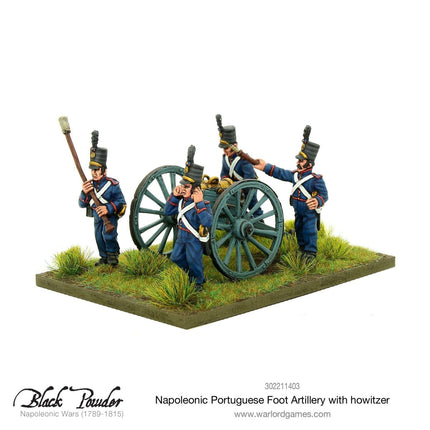 Napoleonic Portuguese Foot Artillery with Howitzer - Artillerie - Warlord Games - 302211403