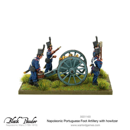 Napoleonic Portuguese Foot Artillery with Howitzer - Artillerie - Warlord Games - 302211403