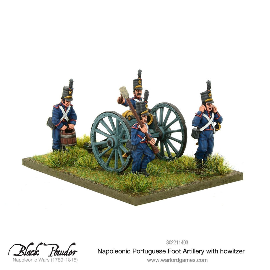 Napoleonic Portuguese Foot Artillery with Howitzer - Artillerie - Warlord Games - 302211403