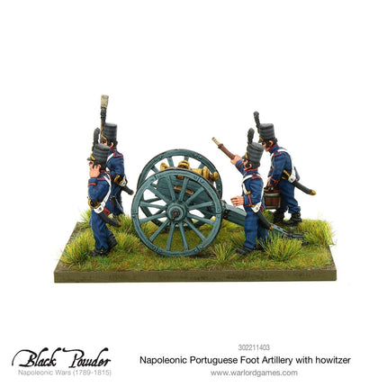 Napoleonic Portuguese Foot Artillery with Howitzer - Artillerie - Warlord Games - 302211403