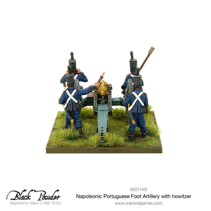 Napoleonic Portuguese Foot Artillery with Howitzer - Artillerie - Warlord Games - 302211403