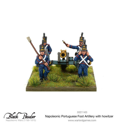 Napoleonic Portuguese Foot Artillery with Howitzer - Artillerie - Warlord Games - 302211403