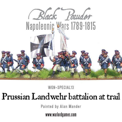Napoleonic Prussian regiment at trail