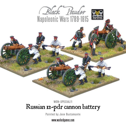 Napoleonic Russian 12 - pdr Battery - Artillerie - Warlord Games - WGN-SPECIAL11