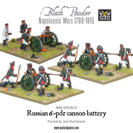Napoleonic Russian 6 - pdr Battery - Artillerie - Warlord Games - WGN-SPECIAL10