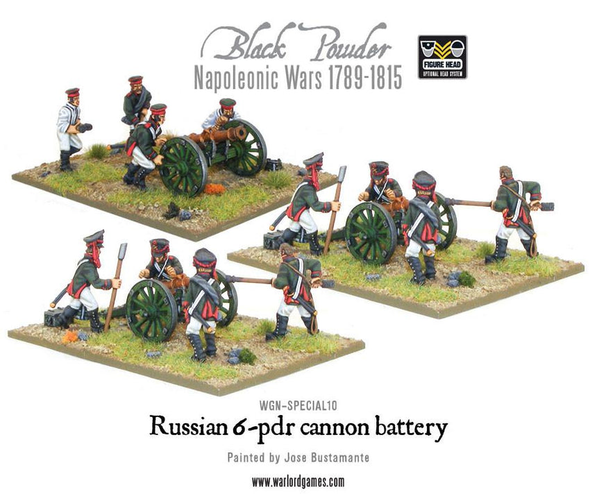Napoleonic Russian 6 - pdr Battery - Artillerie - Warlord Games - WGN-SPECIAL10
