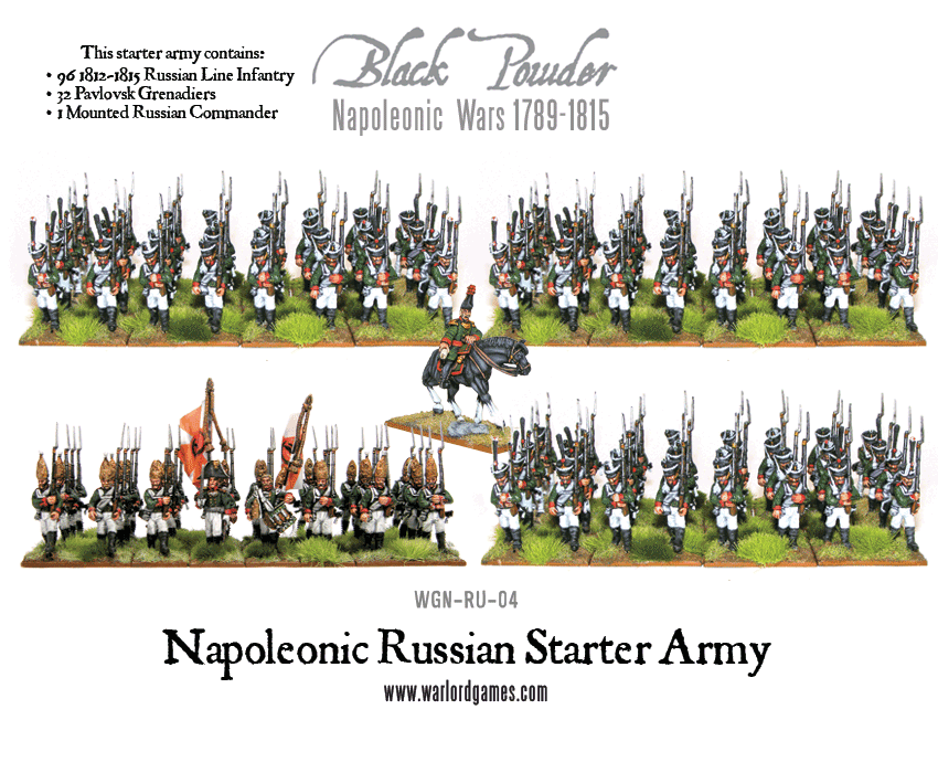 Napoleonic Russian Starter Army - Starterarmee - Warlord Games - WGN-04