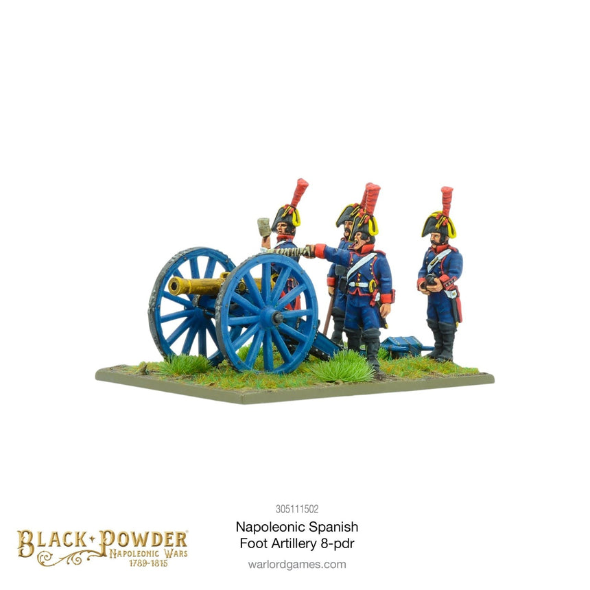 Napoleonic Spanish Foot Artillery 8 - pdr - Artillerie - Warlord Games - 305111502