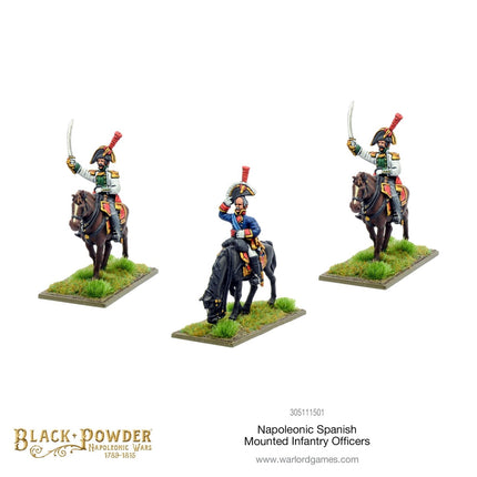 Napoleonic Spanish Mounted Infantry Officers