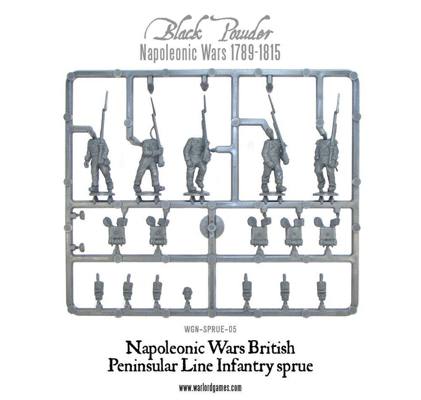 Napoleonic War British Peninsular Line Infantry Sprue