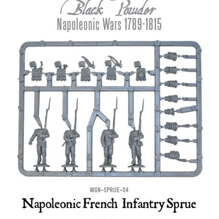 Napoleonic War French Line Infantry Sprue